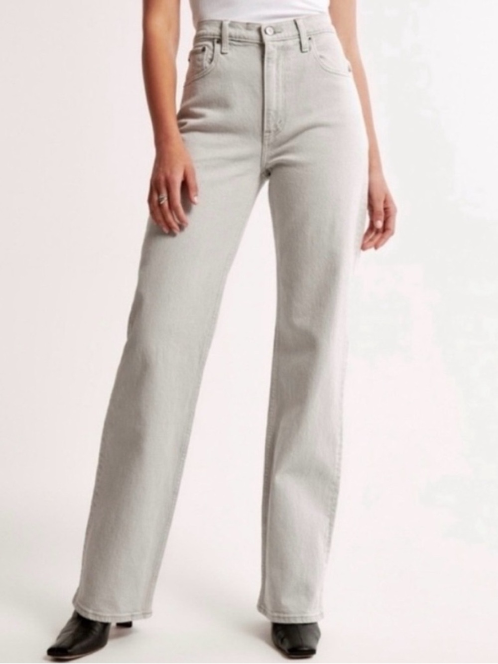 Abercrombie & Fitch Curve Love High Rise 90s Relaxed Jean Size 16/33